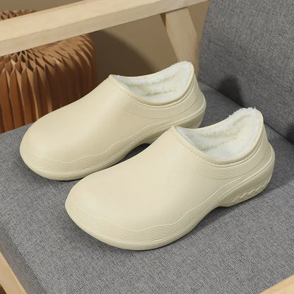 Chaussures de travail confortables en EVA doublées de polaire - image 2