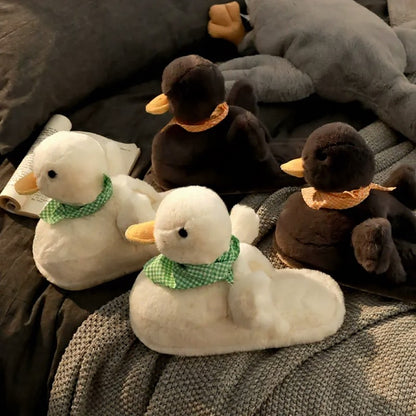 Écharpe Cozy Duck grande taille, chaussons d'intérieur en peluche - image 3