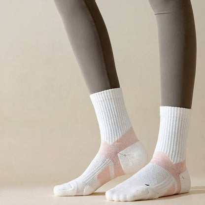 Chaussettes de compression respirantes avec soutien de la voûte plantaire (5 paires) - image 1
