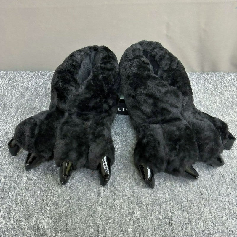 Chaussons en peluche Monster Paw - Noir - EU36-42(US3-8.5) - image 8