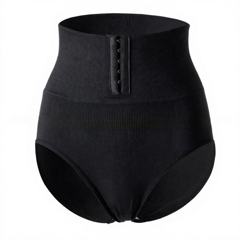 gaine taille haute à agrafes mi-cuisses - Noir - 2XL - image 5