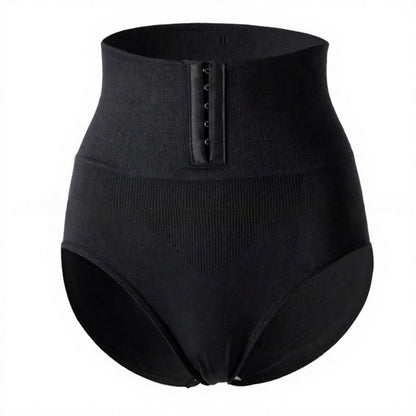 gaine taille haute à agrafes mi-cuisses - Noir - 2XL - image 5