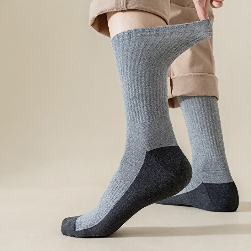Chaussettes thermiques épaisses grandes tailles (3 paires) - image 2