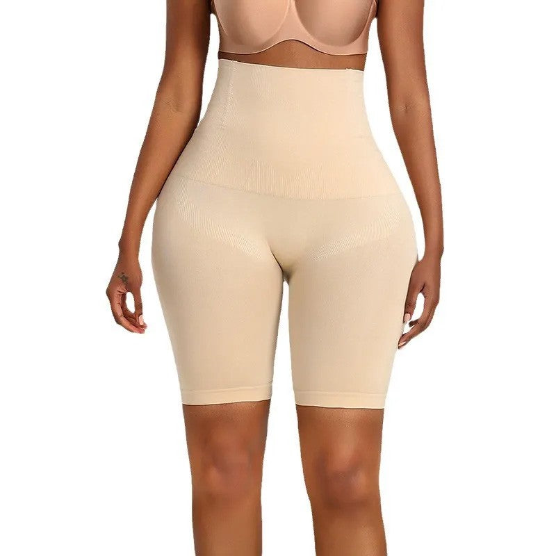Short gainant sans coutures taille haute, gainant mi-cuisses - Nu - 5XL - image 3