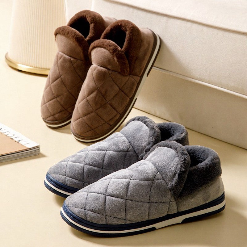Chaussures chaudes et moelleuses fermées à l'arrière - image 0